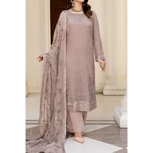 Embroidered 3-PIECE DRESS