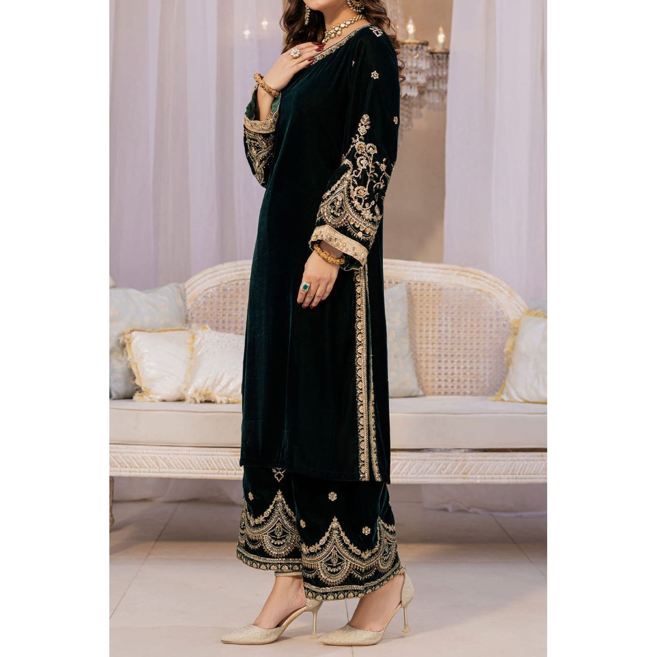 2PIECE VELVET CO-ORD SET