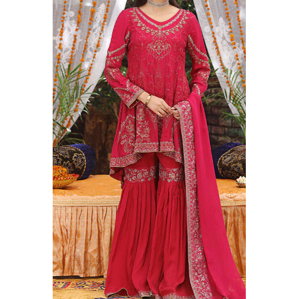 Peplum Silhouette with Flared Gharara