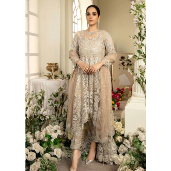 Net embroidered dresses best sale