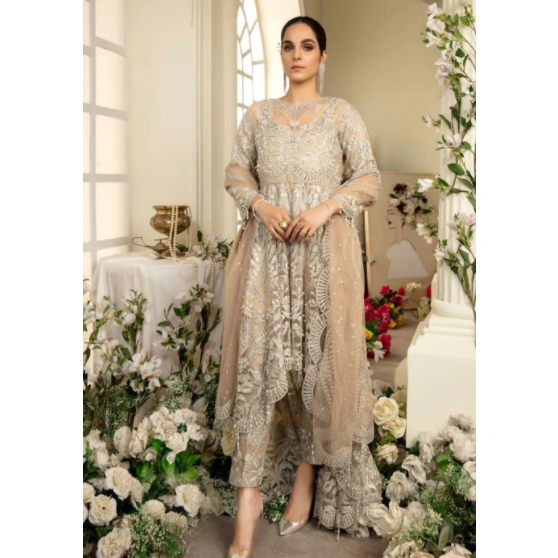 Embroidered Net Dress Chic Couture by Farah Embroidered Net Dress Chic Couture by Farah