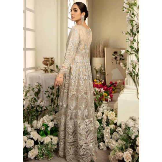 Embroidered Net Dress