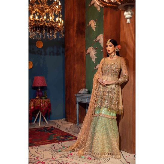 3-PC Sharara suit