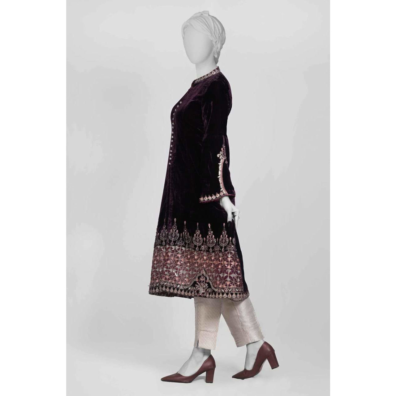 Purple Velvet Design - couturebyfarah