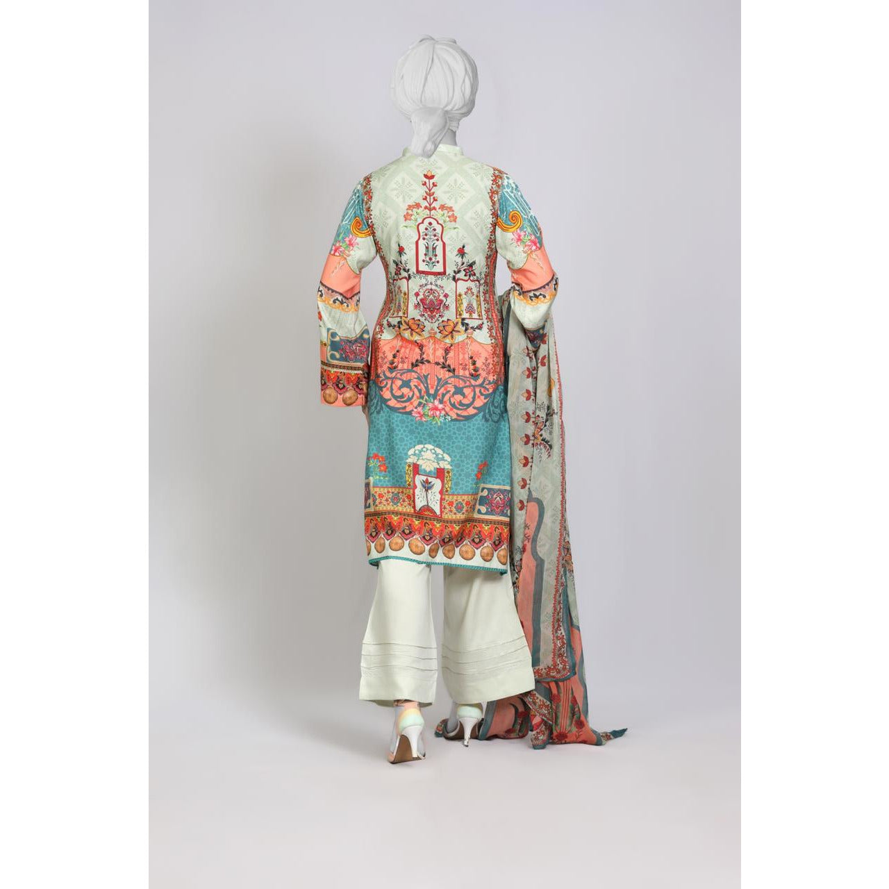 Digital Art Printed Suit - couturebyfarah