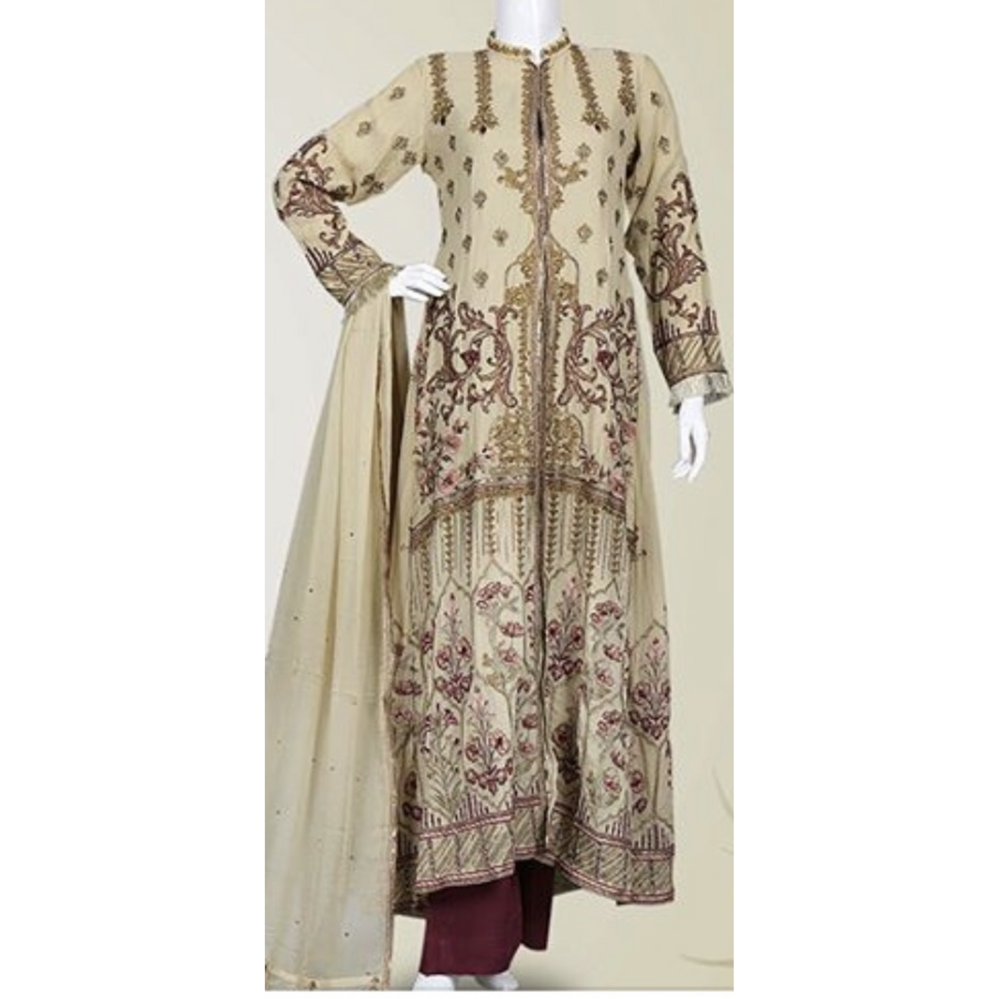 Lemon green open gown