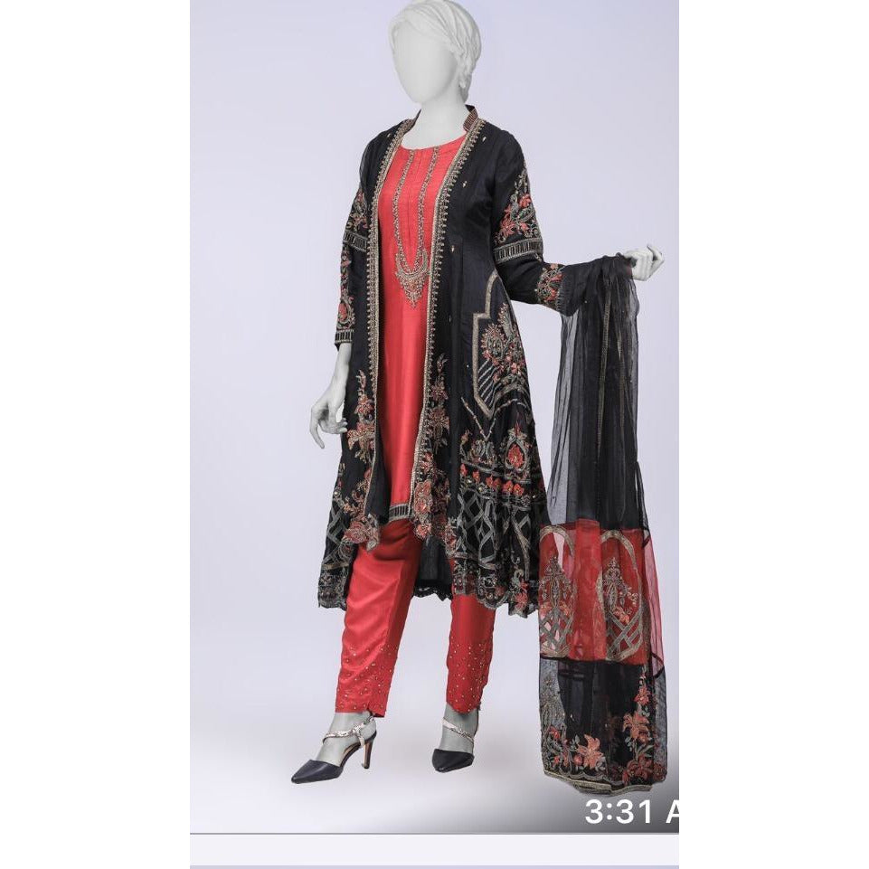 Maroon Black - couturebyfarah