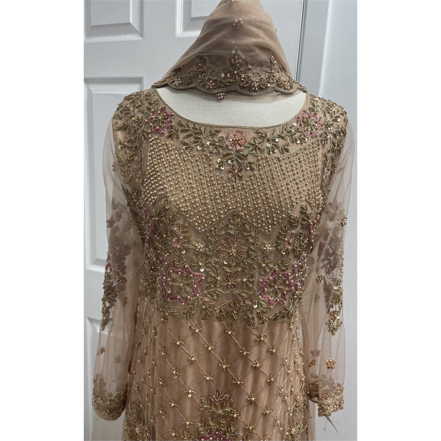 Bridal pink dress - couturebyfarah