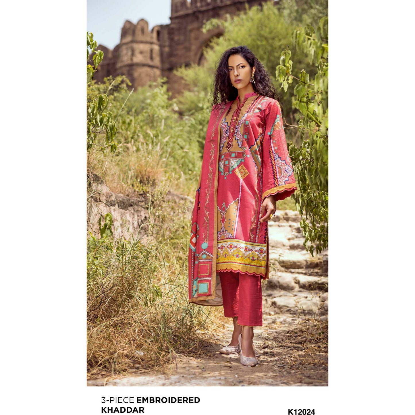 3-PIECE EMBROIDERED KHADDAR
