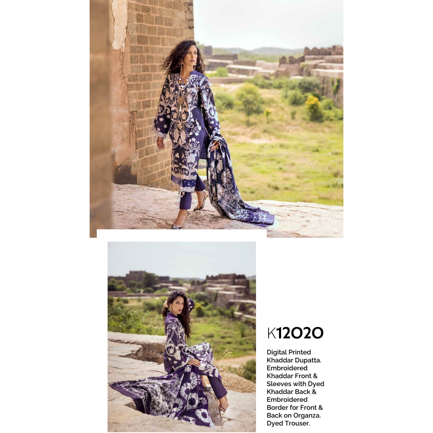 3-PIECE EMBROIDERED KHADDAR