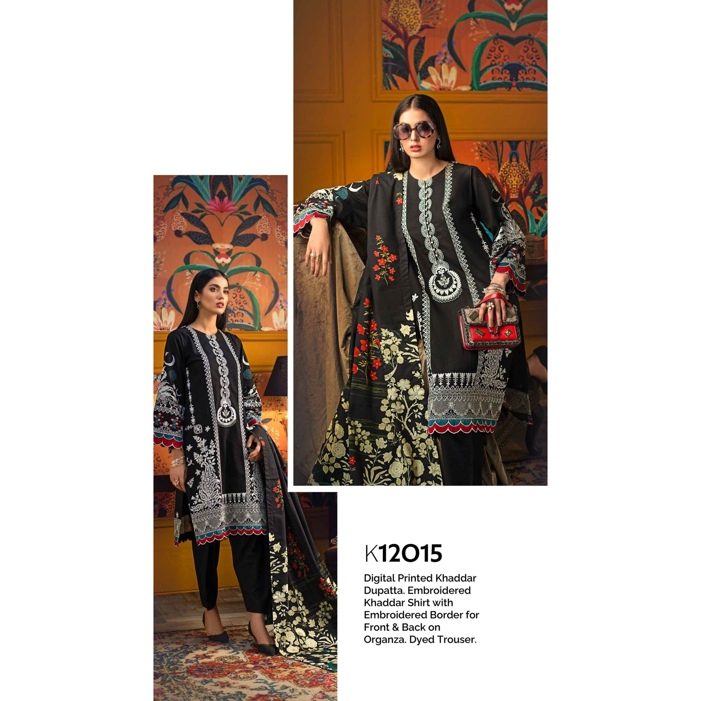 3-PIECE EMBROIDERED KHADDAR