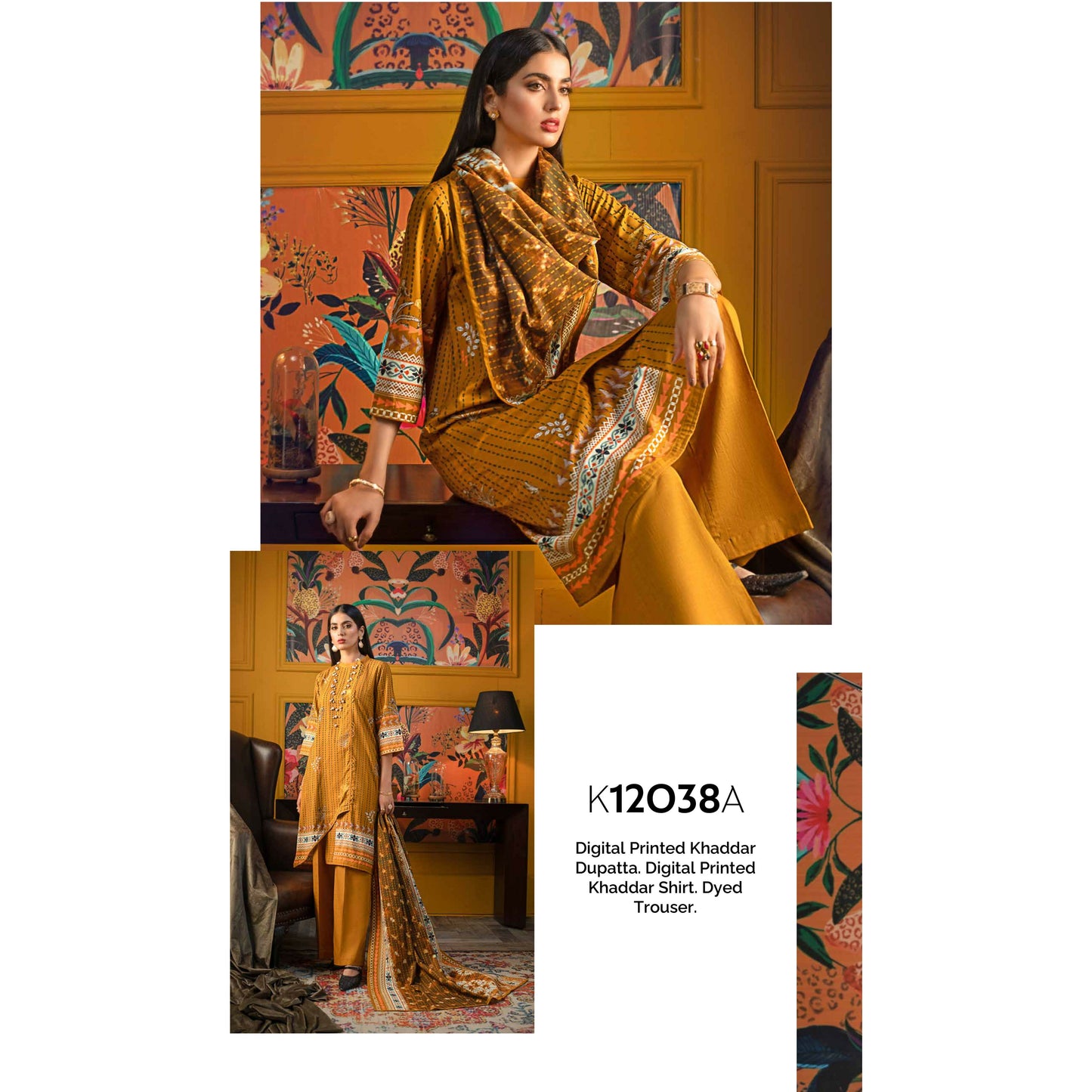 3-PIECE PRINTED KHADDAR