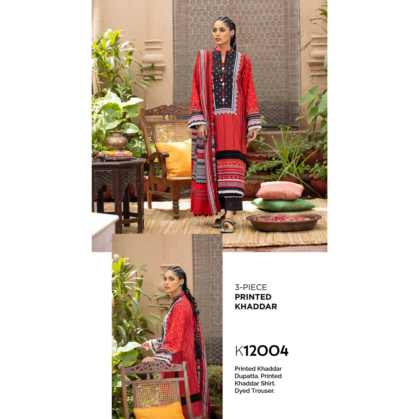 3-PIECE PRINTED KHADDAR