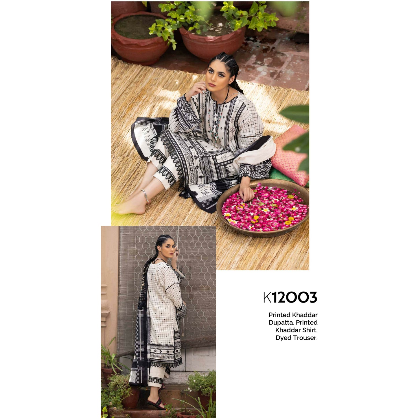 3-PIECE PRINTED KHADDAR