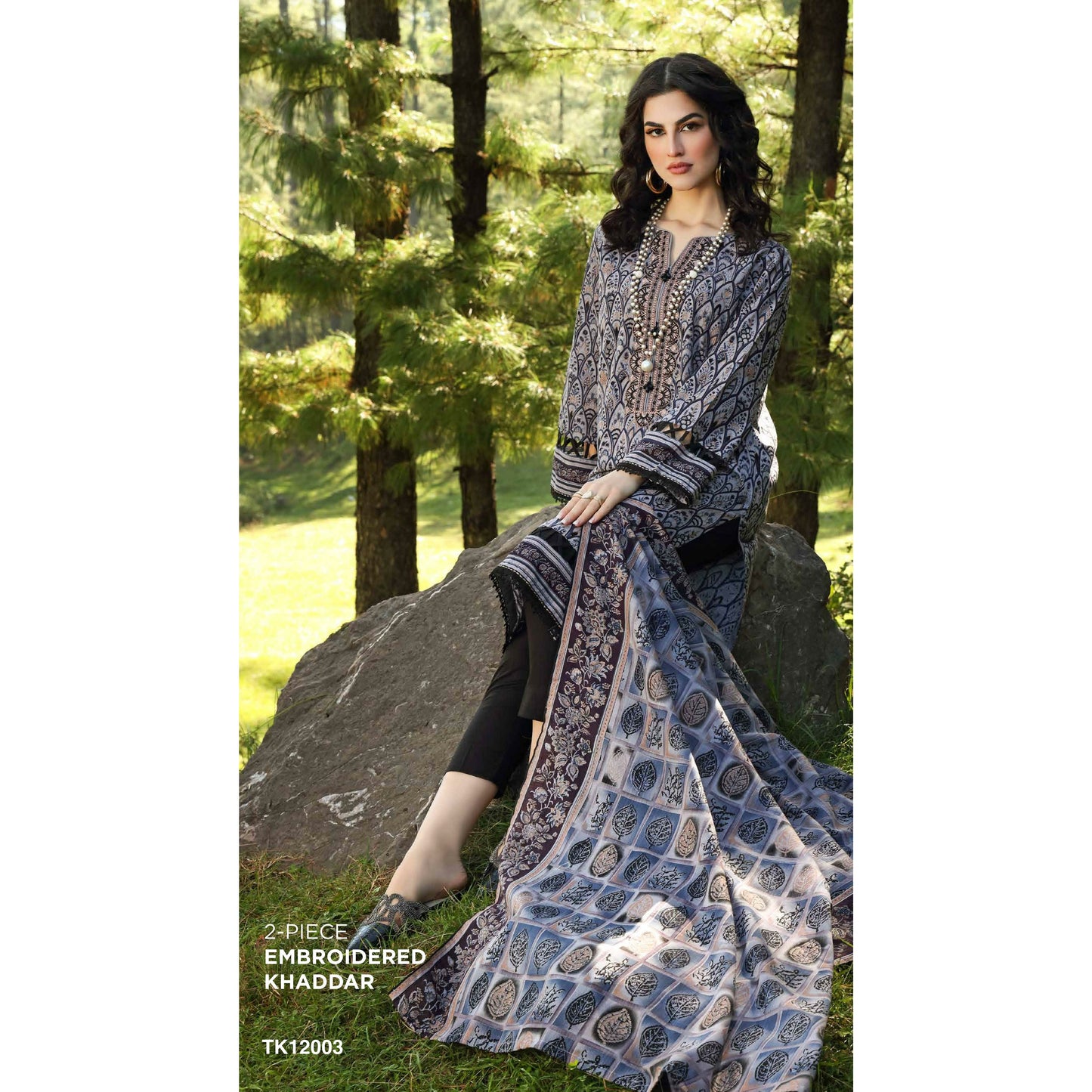 3-PIECE EMBROIDERED KHADDAR